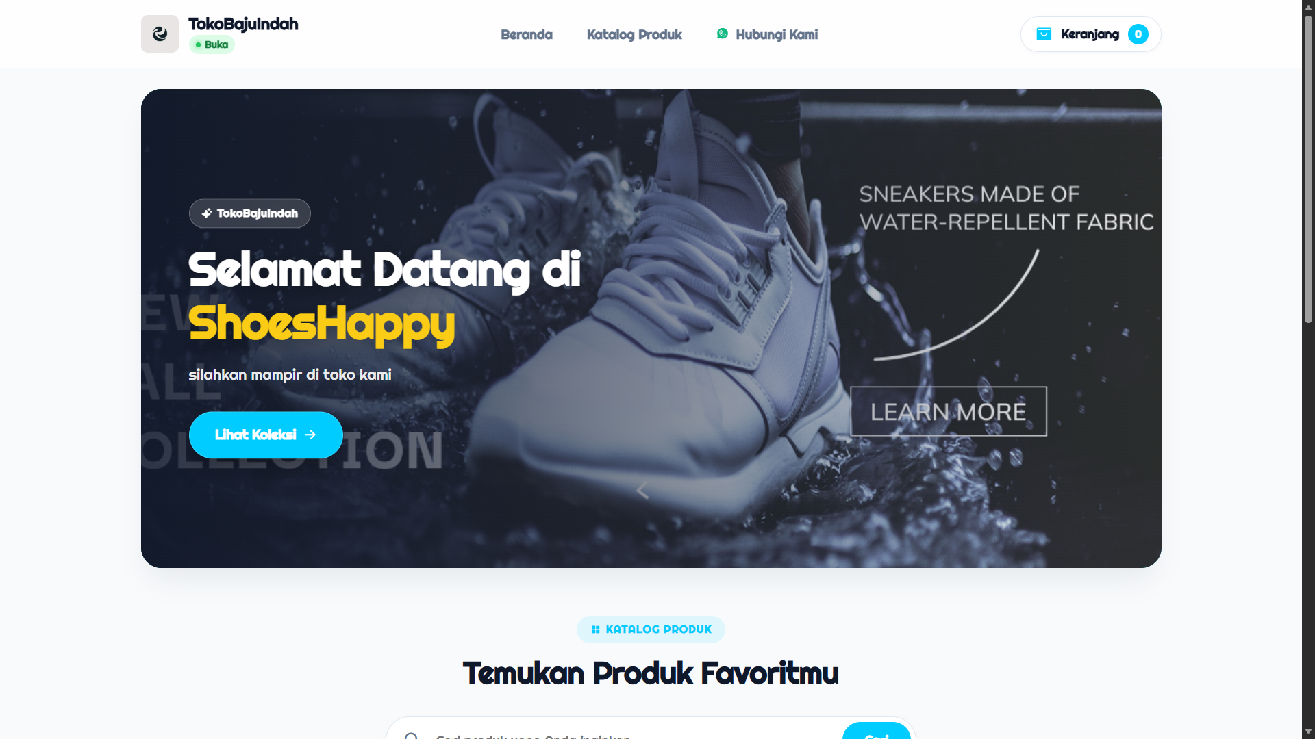 WEBSITE UMKM KATALOG MODERN (KatalogIn)